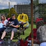 Daddy's turn to eat now.